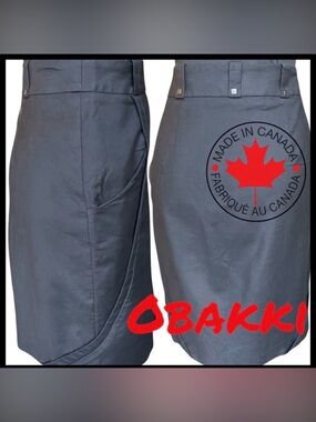 Obakki Black Pockets Side Detail Mini Pencil Skirt (6-8)